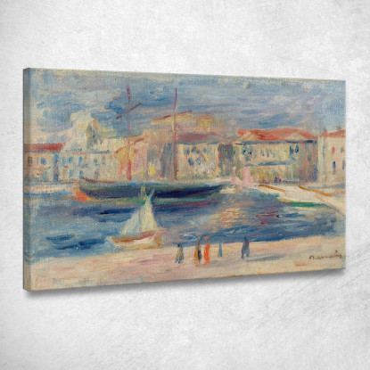 Il Porto Di Saint-Tropez Pierre-Auguste Renoir par316 quadro stampato su tela