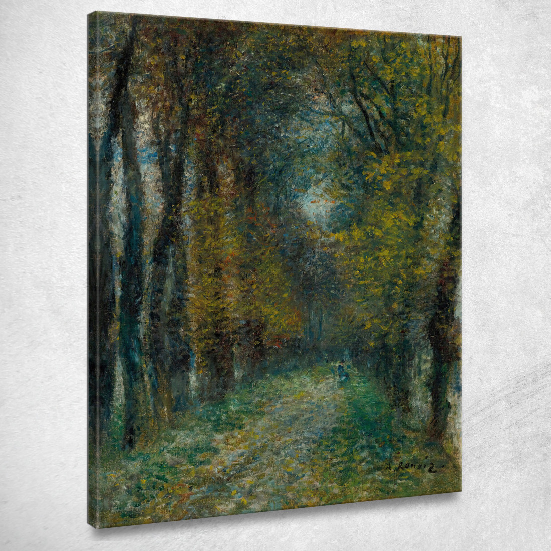 Il Passaggio Coperto Pierre-Auguste Renoir par331 quadro stampato su tela Il Passaggio Coperto Pierre-Auguste Renoir par331 quadro stampato su tela