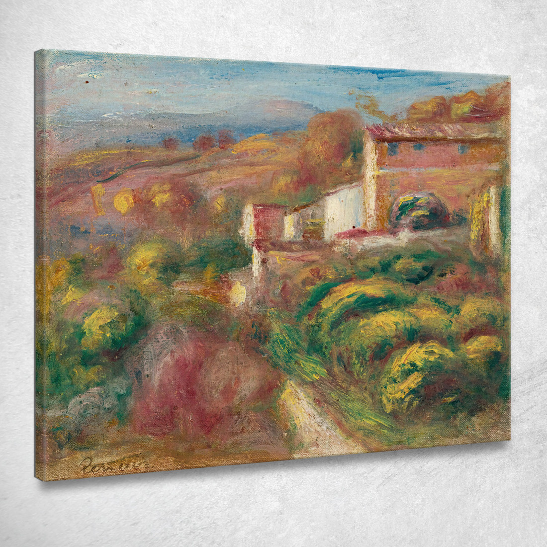 Ufficio Postale Pierre-Auguste Renoir par341 quadro stampato su tela Ufficio Postale Pierre-Auguste Renoir par341 quadro stampato su tela