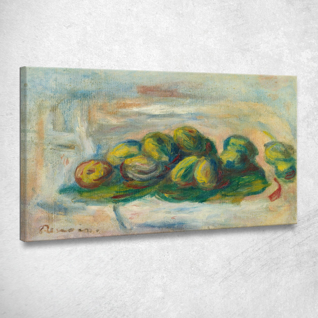 Natura Morta Con Mandorle Pierre-Auguste Renoir par351 quadro stampato su tela Natura Morta Con Mandorle Pierre-Auguste Renoir par351 quadro stampato su tela