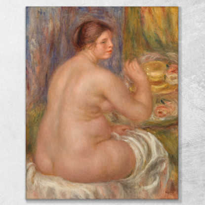 Nudo Di Schiena Nude Dos Pierre-Auguste Renoir par363 quadro stampato su tela