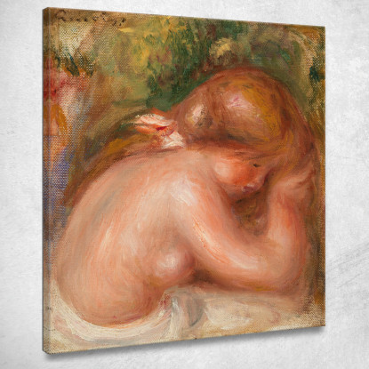 Torso Nudo Di Giovane Ragazza Pierre-Auguste Renoir par365 quadro stampato su tela