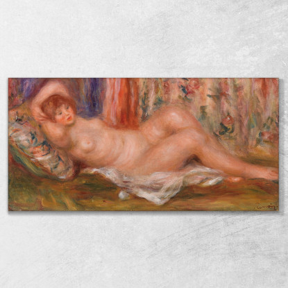 Donna Nuda Sdraiata Pierre-Auguste Renoir par368 quadro stampato su tela