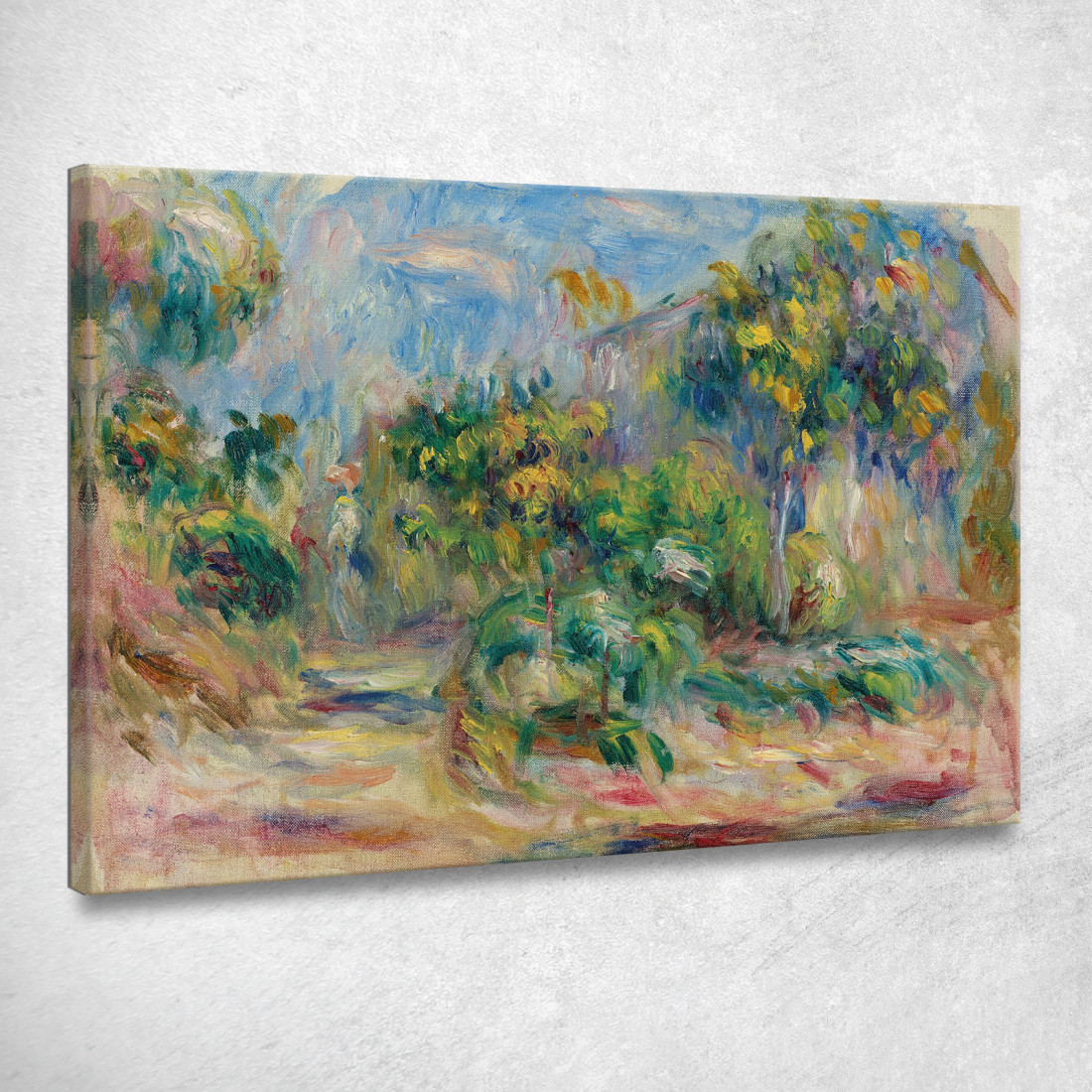 Paesaggio Boscoso Pierre-Auguste Renoir par381 quadro stampato su tela Paesaggio Boscoso Pierre-Auguste Renoir par381 quadro stampato su tela