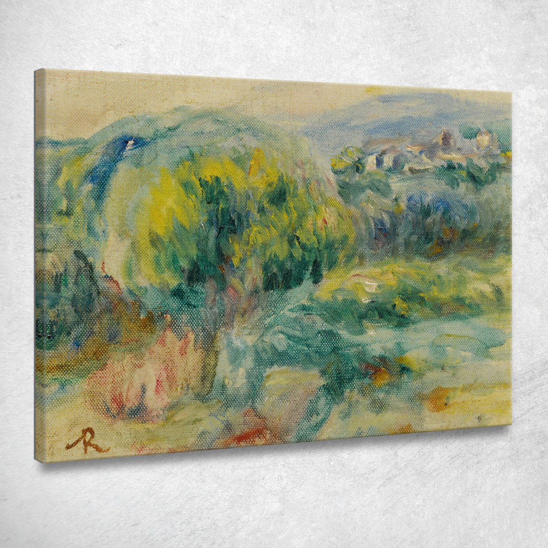 Paesaggio Intorno A Cagnes-Sur-Mer Pierre-Auguste Renoir par382 quadro stampato su tela