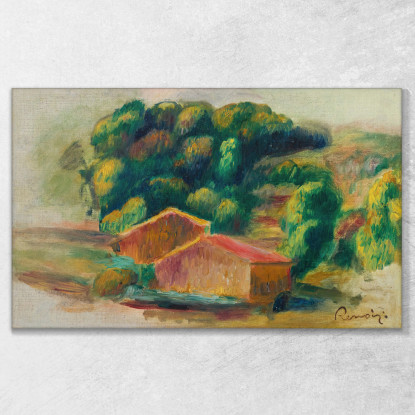 Case Del Paesaggio Pierre-Auguste Renoir par389 quadro stampato su tela