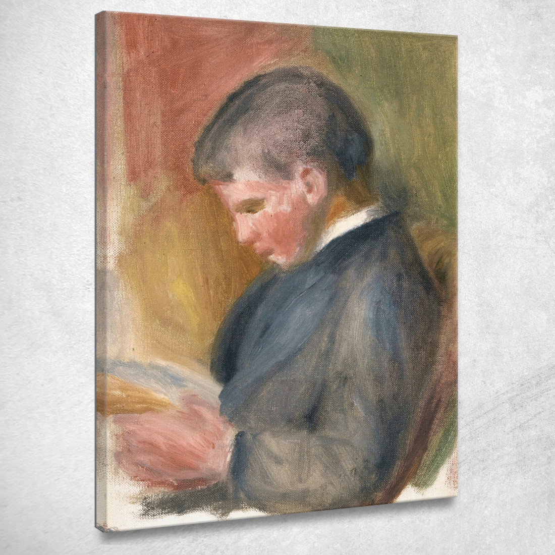 Lettura Di Pierre Renoir Pierre-Auguste Renoir par402 quadro stampato su tela