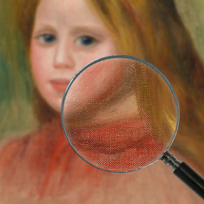 Ritratto Di Giovane Ragazza Pierre-Auguste Renoir par413 quadro stampato su tela
