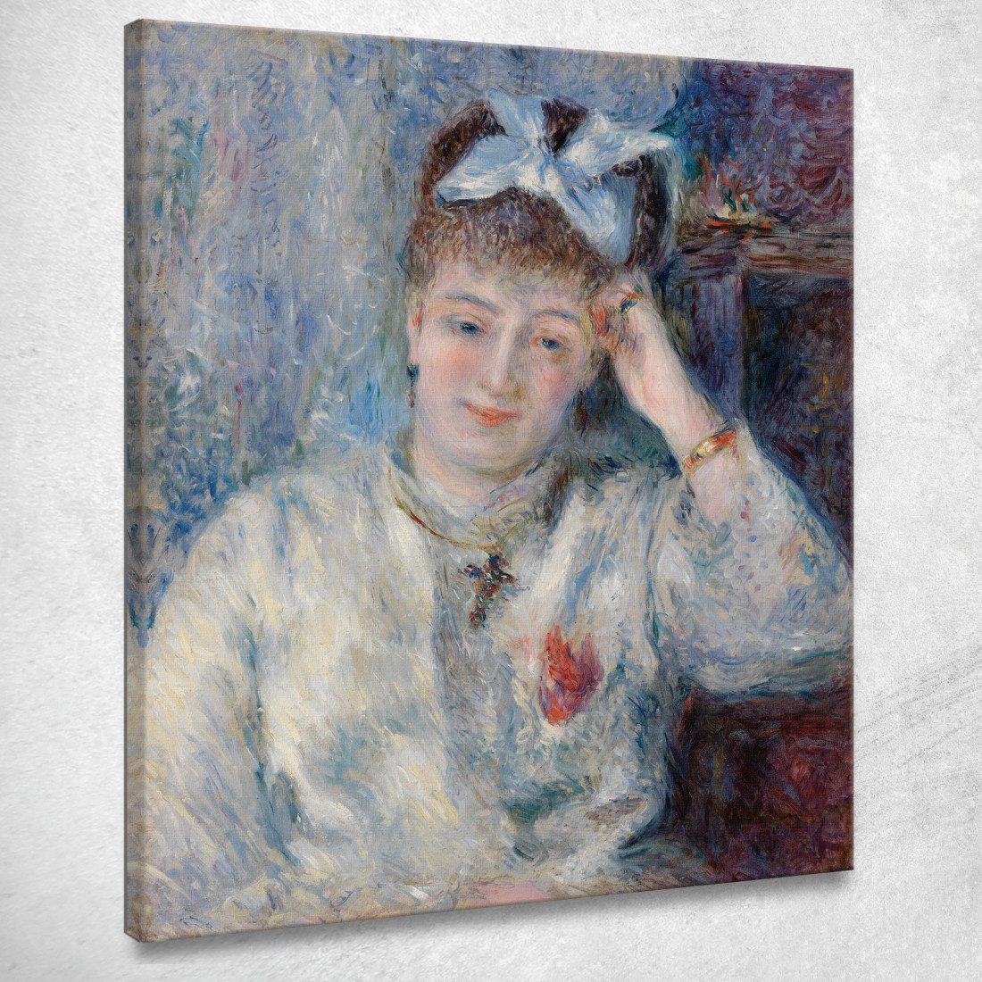 Ritratto Della Signorina Marie Murer Pierre-Auguste Renoir par421 quadro stampato su tela Ritratto Della Signorina Marie Murer Pierre-Auguste Renoir par421 quadro stampato su tela