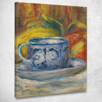 Tazza E Frutta Pierre-Auguste Renoir par464 quadro stampato su tela