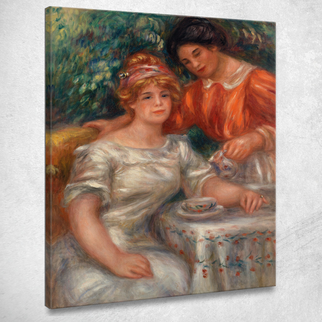 L'Ora Del Tè Pierre-Auguste Renoir par465 quadro stampato su tela L'Ora Del Tè Pierre-Auguste Renoir par465 quadro stampato su tela