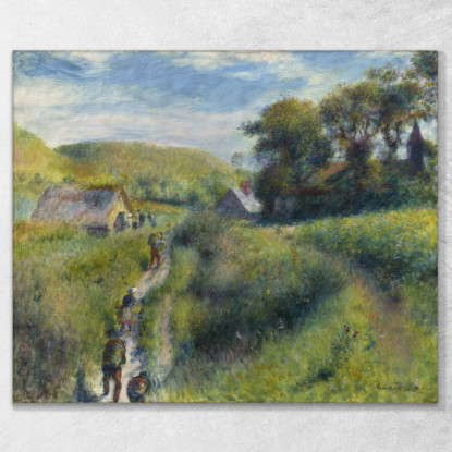 La Raccolta Delle Cozze Pierre-Auguste Renoir par475 quadro stampato su tela
