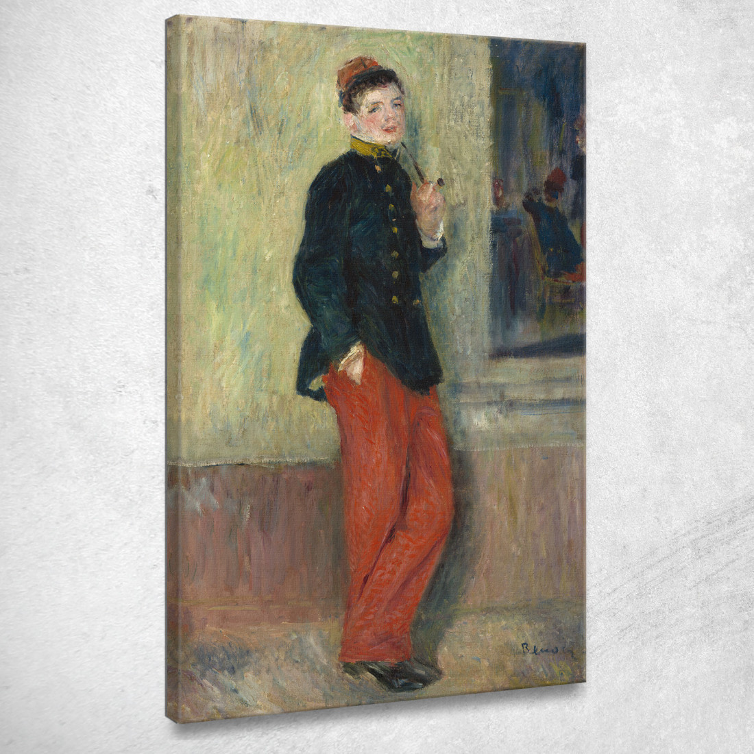 Il Giovane Soldato Pierre-Auguste Renoir par481 quadro stampato su tela Il Giovane Soldato Pierre-Auguste Renoir par481 quadro stampato su tela