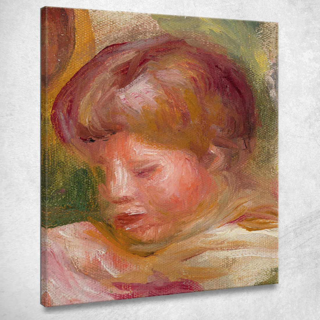 Testa Di Donna 2 Pierre-Auguste Renoir par488 quadro stampato su tela Testa Di Donna 2 Pierre-Auguste Renoir par488 quadro stampato su tela