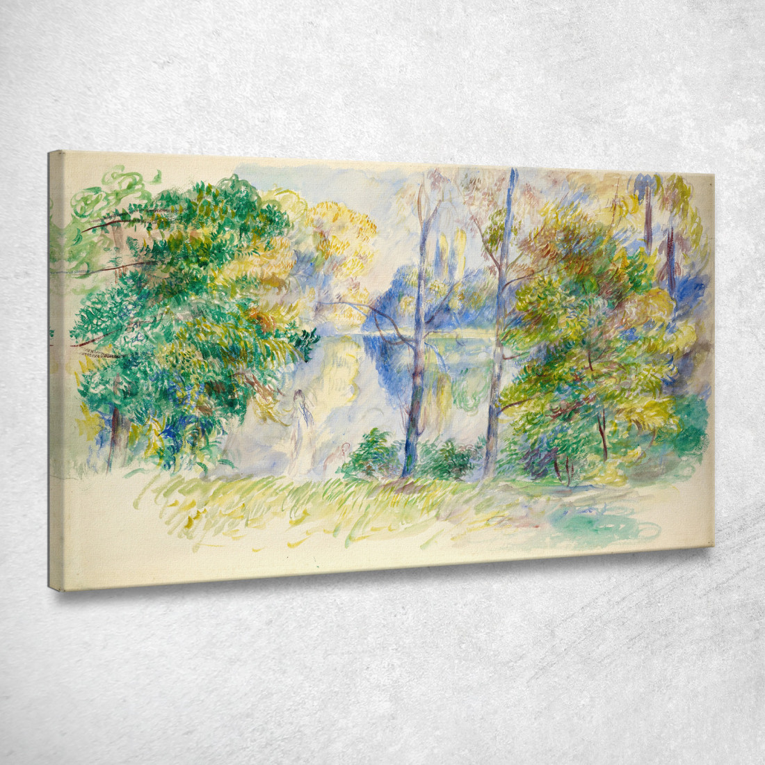 Veduta Di Un Parco Pierre-Auguste Renoir par501 quadro stampato su tela Veduta Di Un Parco Pierre-Auguste Renoir par501 quadro stampato su tela