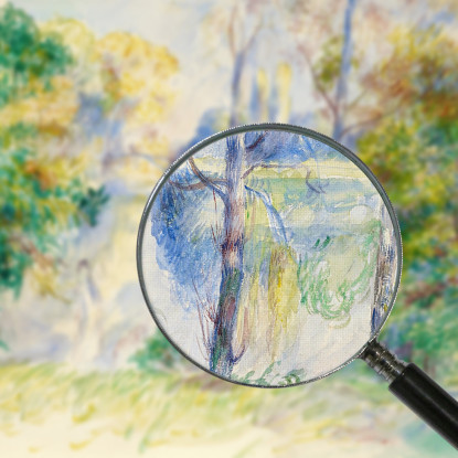 Veduta Di Un Parco Pierre-Auguste Renoir par501 quadro stampato su tela