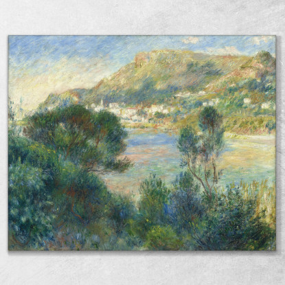 Veduta Di Monte Carlo Da Cap Martin Pierre-Auguste Renoir par502 quadro stampato su tela