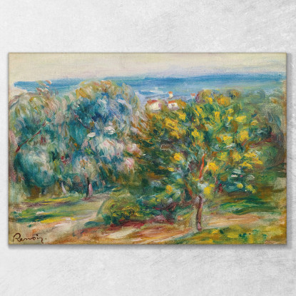 Schizzo Del Paesaggio Meridionale Pierre-Auguste Renoir par534 quadro stampato su tela