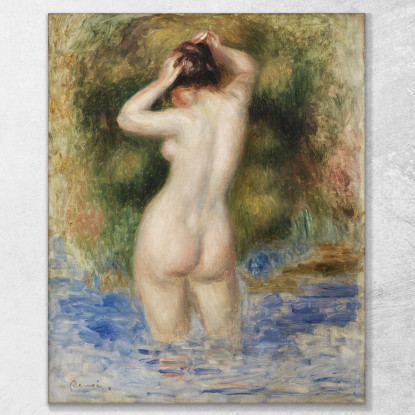 Bagnante Pierre-Auguste Renoir par545 quadro stampato su tela