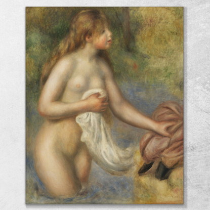 Bagnante Pierre-Auguste Renoir par546 quadro stampato su tela