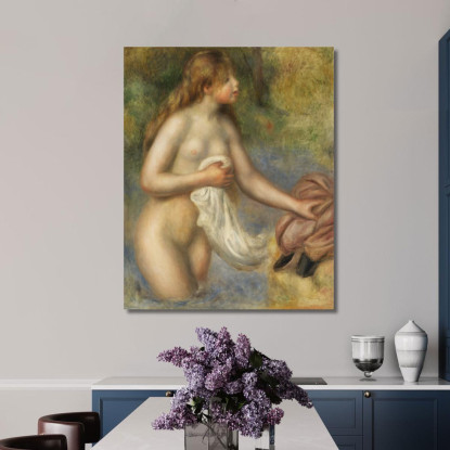 Bagnante Pierre-Auguste Renoir par546 quadro stampato su tela