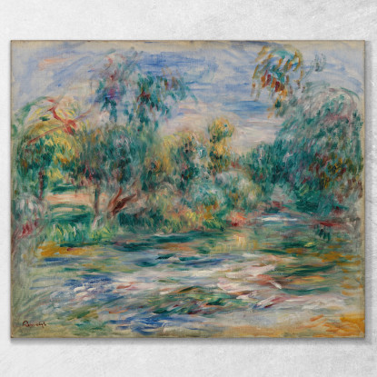 Paesaggio Pierre-Auguste Renoir par572 quadro stampato su tela