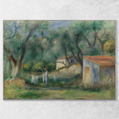 Le Cannet Pierre-Auguste Renoir par576 quadro stampato su tela