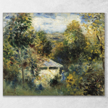 Louveciennes Pierre-Auguste Renoir par578 quadro stampato su tela