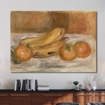 Arance E Banane Pierre-Auguste Renoir par584 quadro stampato su tela