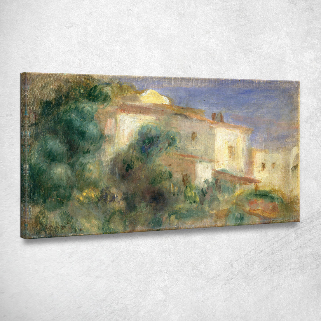 Ufficio Postale Di Cagnes Pierre-Auguste Renoir par590 quadro stampato su tela Ufficio Postale Di Cagnes Pierre-Auguste Renoir par590 quadro stampato su tela