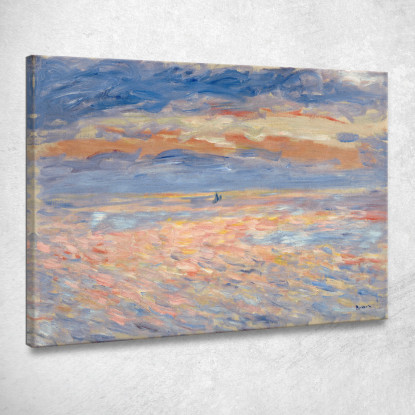 Tramonto Pierre-Auguste Renoir par592 quadro stampato su tela