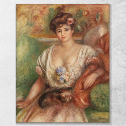 Ritratto Di Misia Sert Pierre-Auguste Renoir par597 quadro stampato su tela