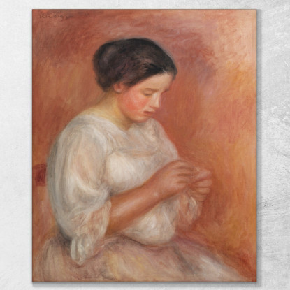 Cucito Della Donna Pierre-Auguste Renoir par616 quadro stampato su tela