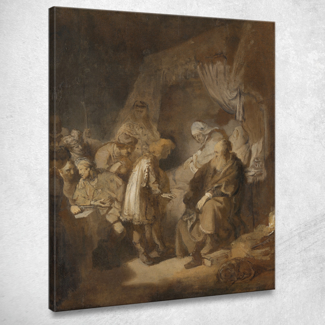Giuseppe Che Racconta I Suoi Sogni Rembrandt van Rijn rvr74 quadro stampato su tela Giuseppe Che Racconta I Suoi Sogni Rembrandt van Rijn rvr74 quadro stampato su tela