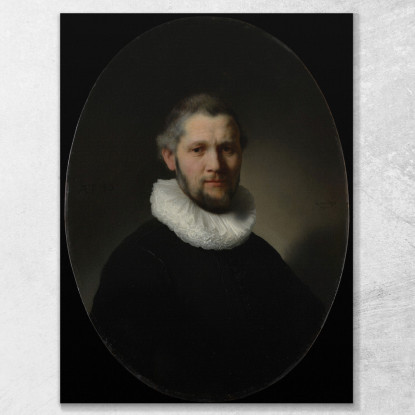 Ritratto D'Uomo 2 Rembrandt van Rijn rvr125 quadro stampato su tela
