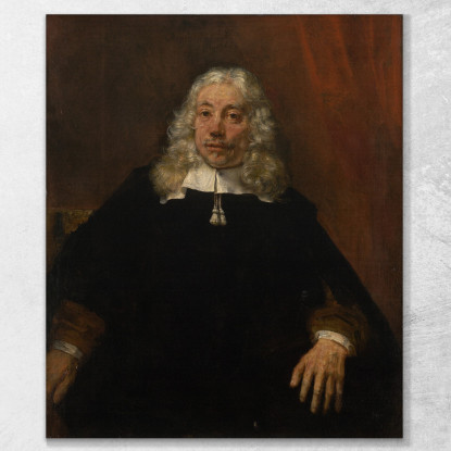 Ritratto Di Un Uomo Dai Capelli Bianchi Rembrandt van Rijn rvr131 quadro stampato su tela