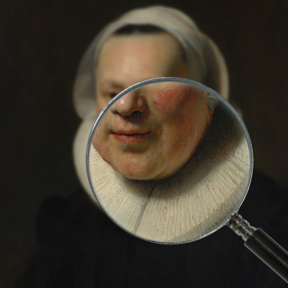 Ritratto Di Donna 2 Rembrandt van Rijn rvr132 quadro stampato su tela