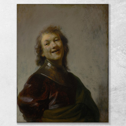 Rembrandt Ride Rembrandt van Rijn rvr154 quadro stampato su tela