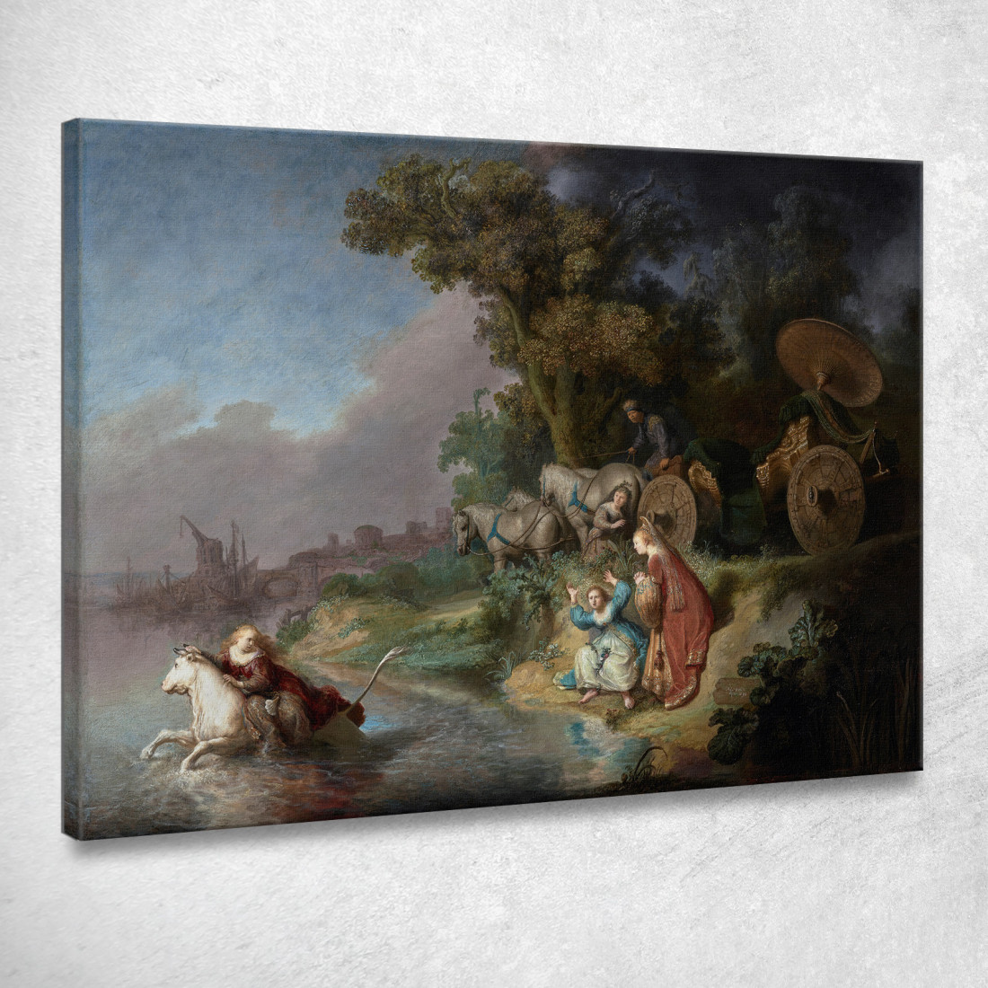 Il Rapimento Di Europa Rembrandt van Rijn rvr198 quadro stampato su tela Il Rapimento Di Europa Rembrandt van Rijn rvr198 quadro stampato su tela