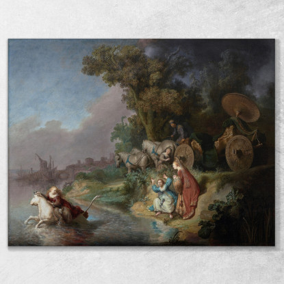Il Rapimento Di Europa Rembrandt van Rijn rvr198 quadro stampato su tela