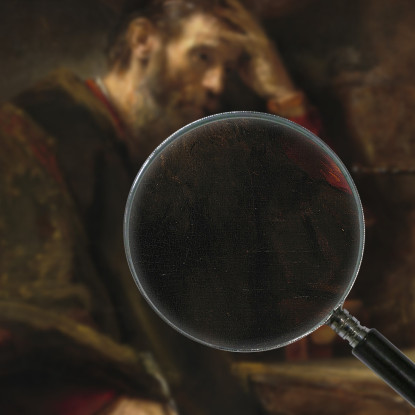 L'Apostolo Paolo Rembrandt van Rijn rvr206 quadro stampato su tela