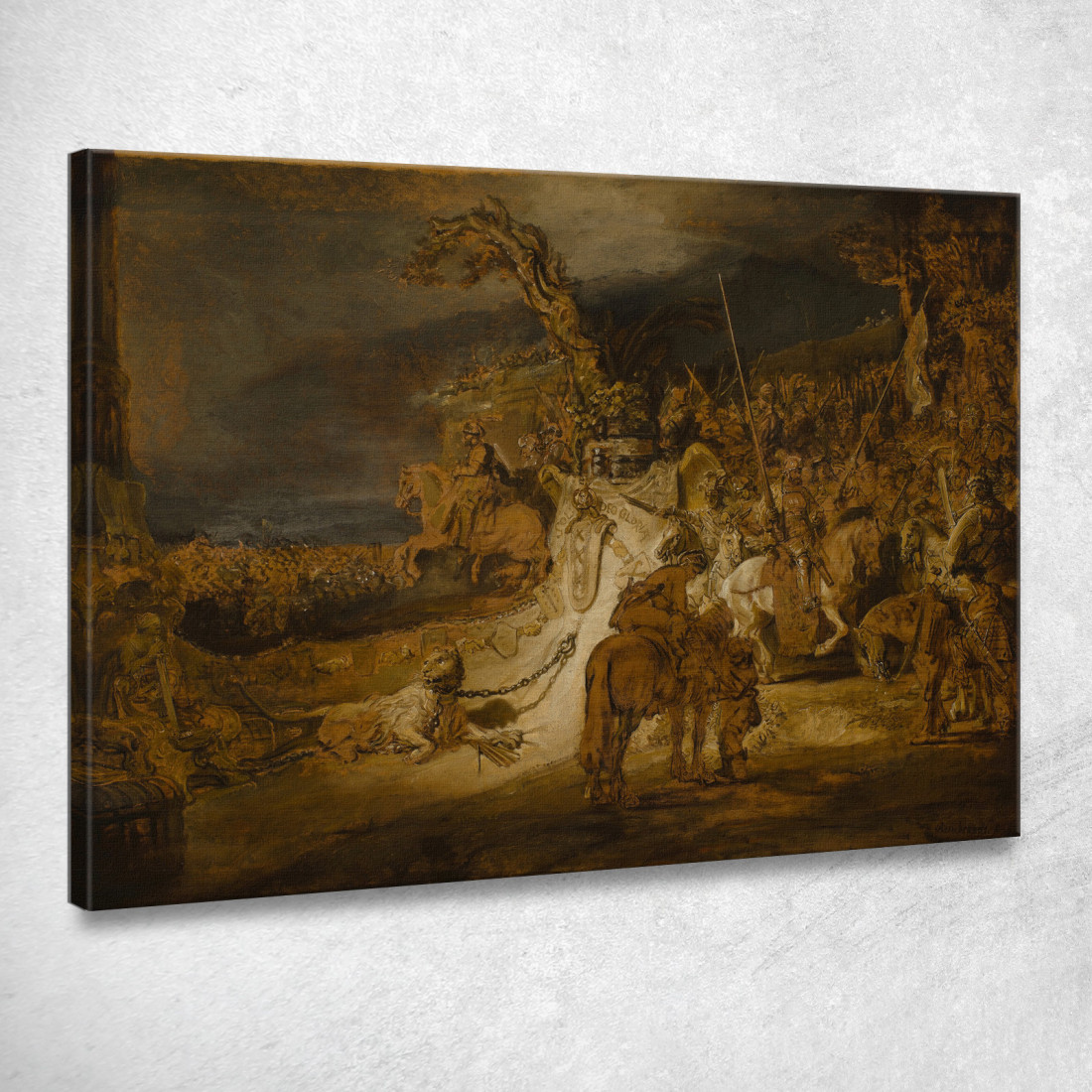 La Concordia Dello Stato Rembrandt van Rijn rvr213 quadro stampato su tela La Concordia Dello Stato Rembrandt van Rijn rvr213 quadro stampato su tela