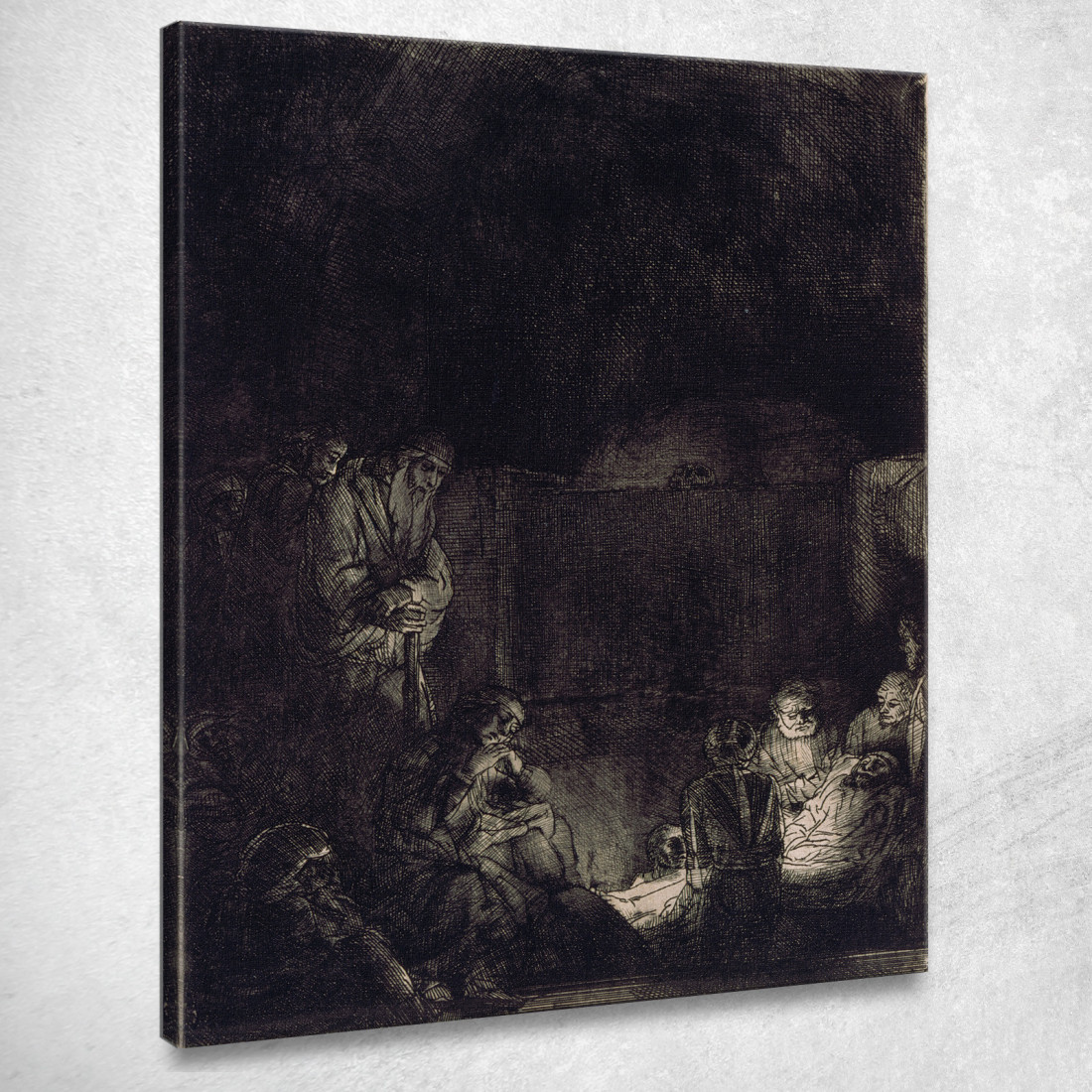 La Sepoltura Rembrandt van Rijn rvr221 quadro stampato su tela La Sepoltura Rembrandt van Rijn rvr221 quadro stampato su tela