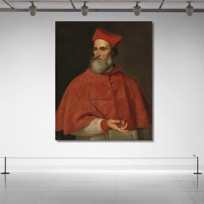 Cardinal Pietro Bembo Titian Tiziano Vecellio ttn12 quadro stampato su tela