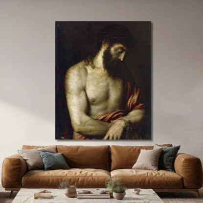 Ecce Homo 2 Titian Tiziano Vecellio ttn23 quadro stampato su tela