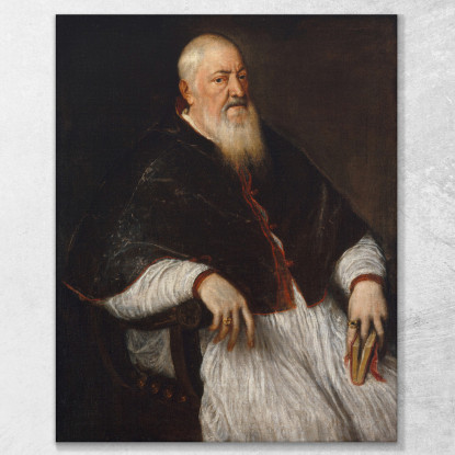 Filippo Archinto Titian Tiziano Vecellio ttn26 quadro stampato su tela