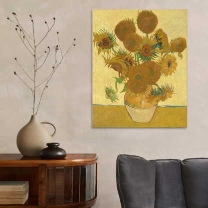 Girasoli Vincent van Gogh vvg1 quadro stampato su tela