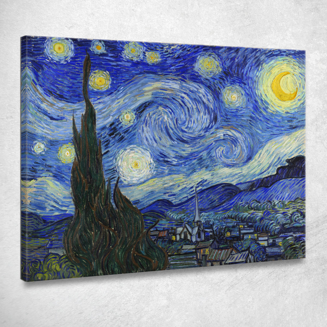 La Notte Stellata Vincent van Gogh vvg14 quadro stampato su tela