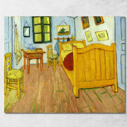 La Camera Da Letto Ad Arles Vincent van Gogh vvg23 quadro stampato su tela