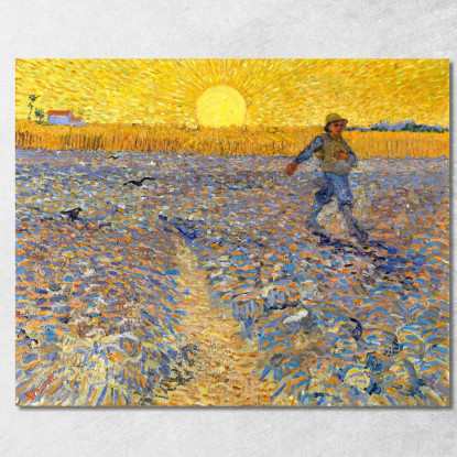 Il Seminatore Vincent van Gogh vvg24 quadro stampato su tela